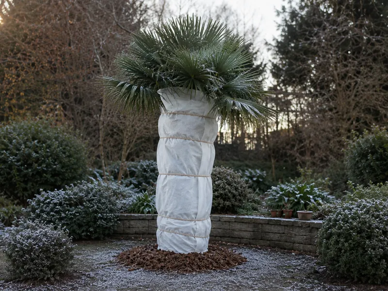 Trachycarpus fortunei Überwinterung