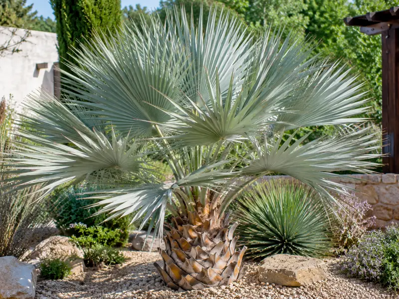 Brahea armata – Blaue Hesperidenpalme aus Mexiko